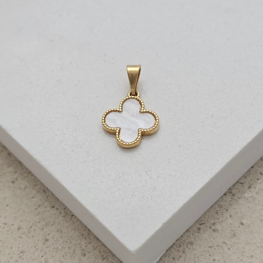 DIJE VANCLEEF BLANCO NACAR